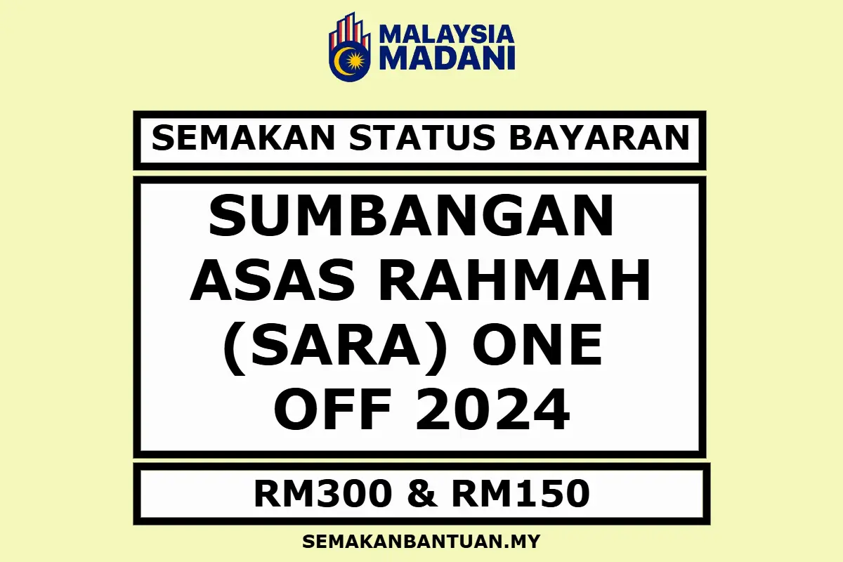 SUMBANGAN ASAS RAHMAH ONE OFF