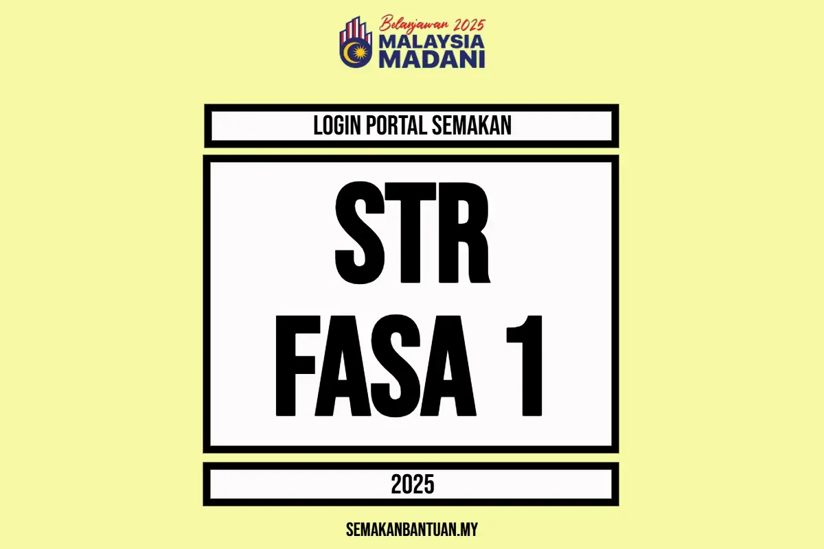 LOGIN BANTUAN STR SEMAKAN