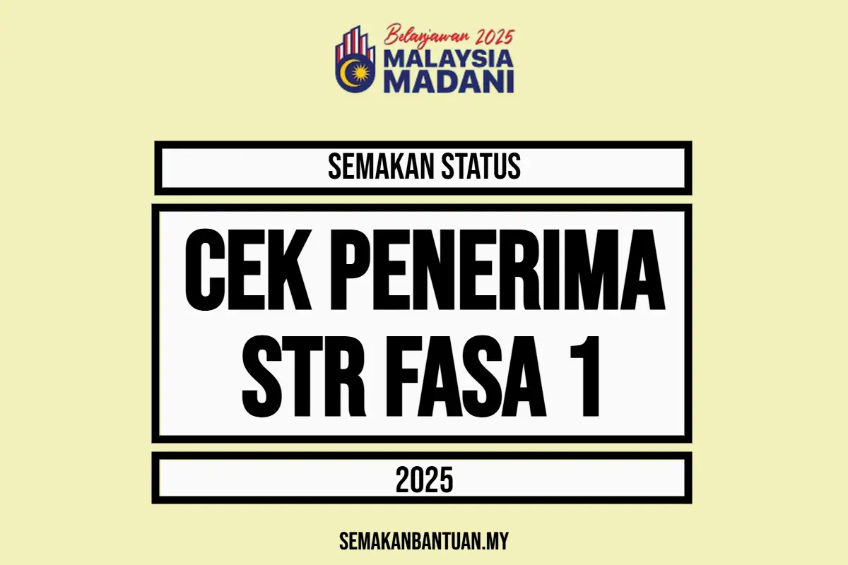 SEMAKAN STATUS STR CEK