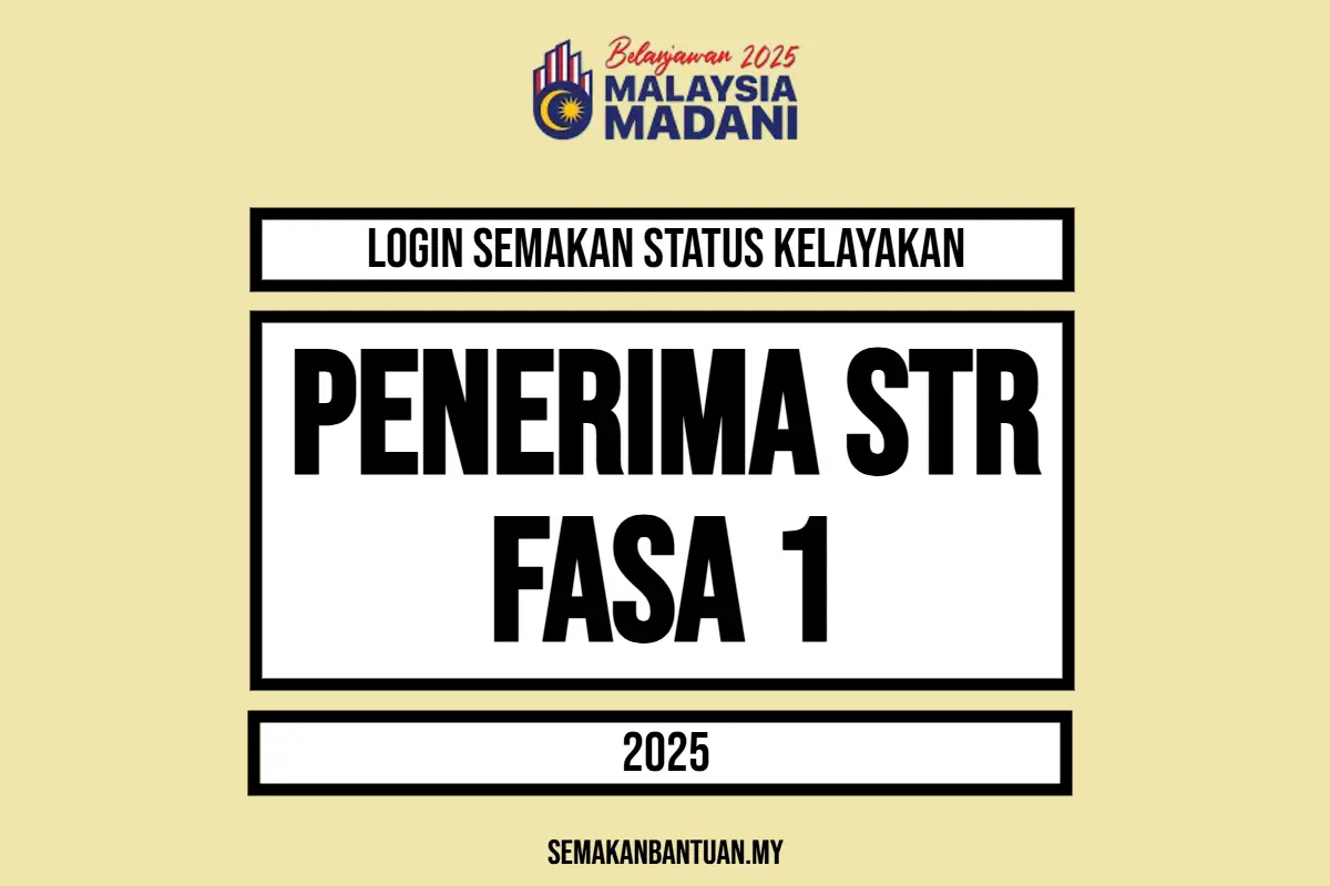 SEMAKAN STR FASA 1 LOGIN