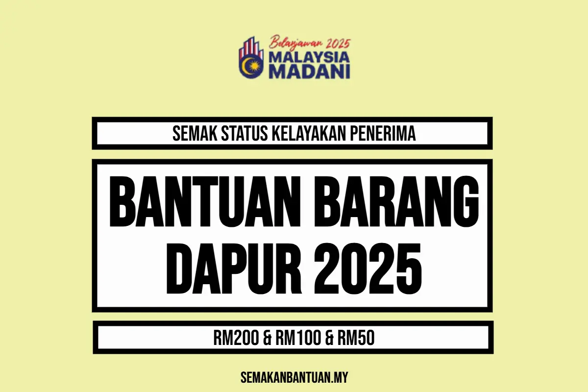 BANTUAN BARANG DAPUR