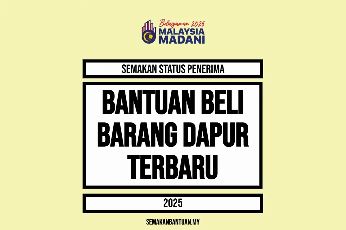 BANTUAN BELI BARANG DAPUR