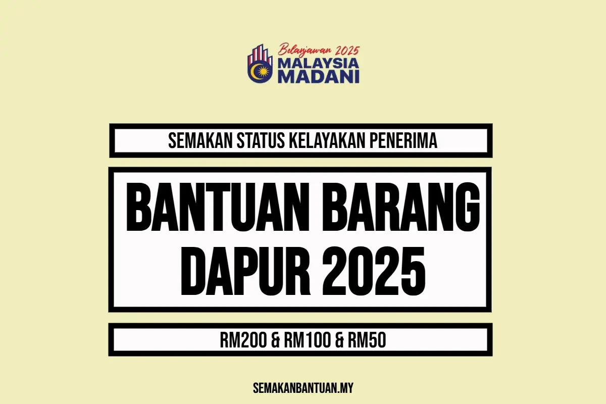 SEMAKAN BANTUAN BARANG DAPUR