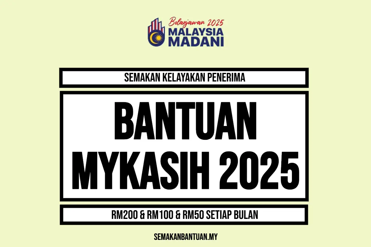 SEMAKAN BANTUAN MYKASIH 2025