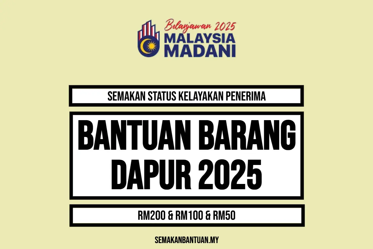 CHECK BANTUAN BARANG DAPUR