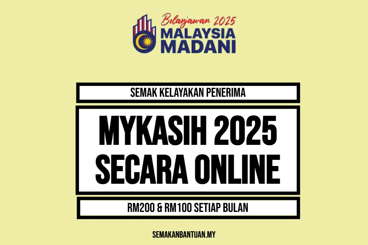 SEMAK MYKASIH 2025 ONLINE