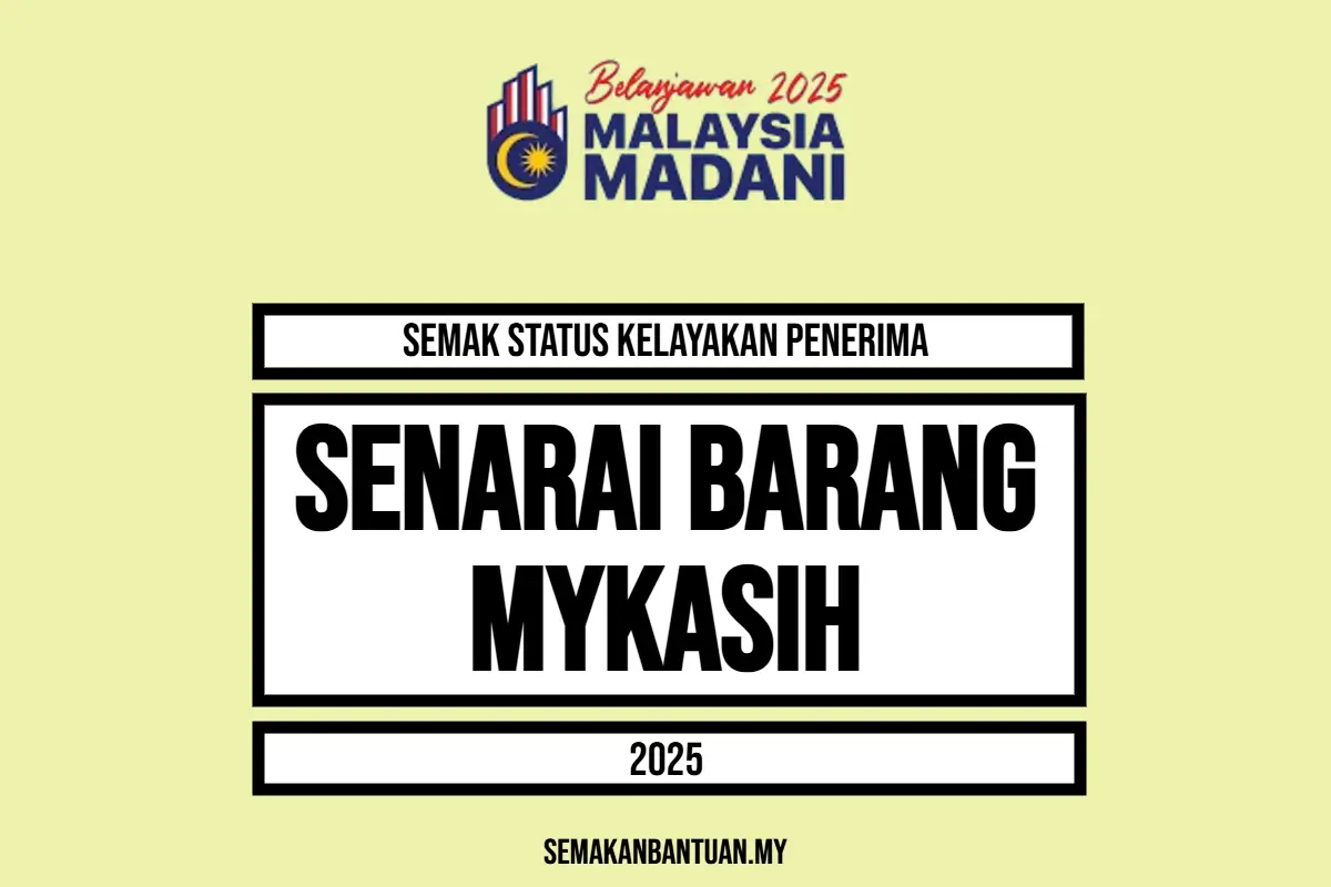 SENARAI BARANG MYKASIH