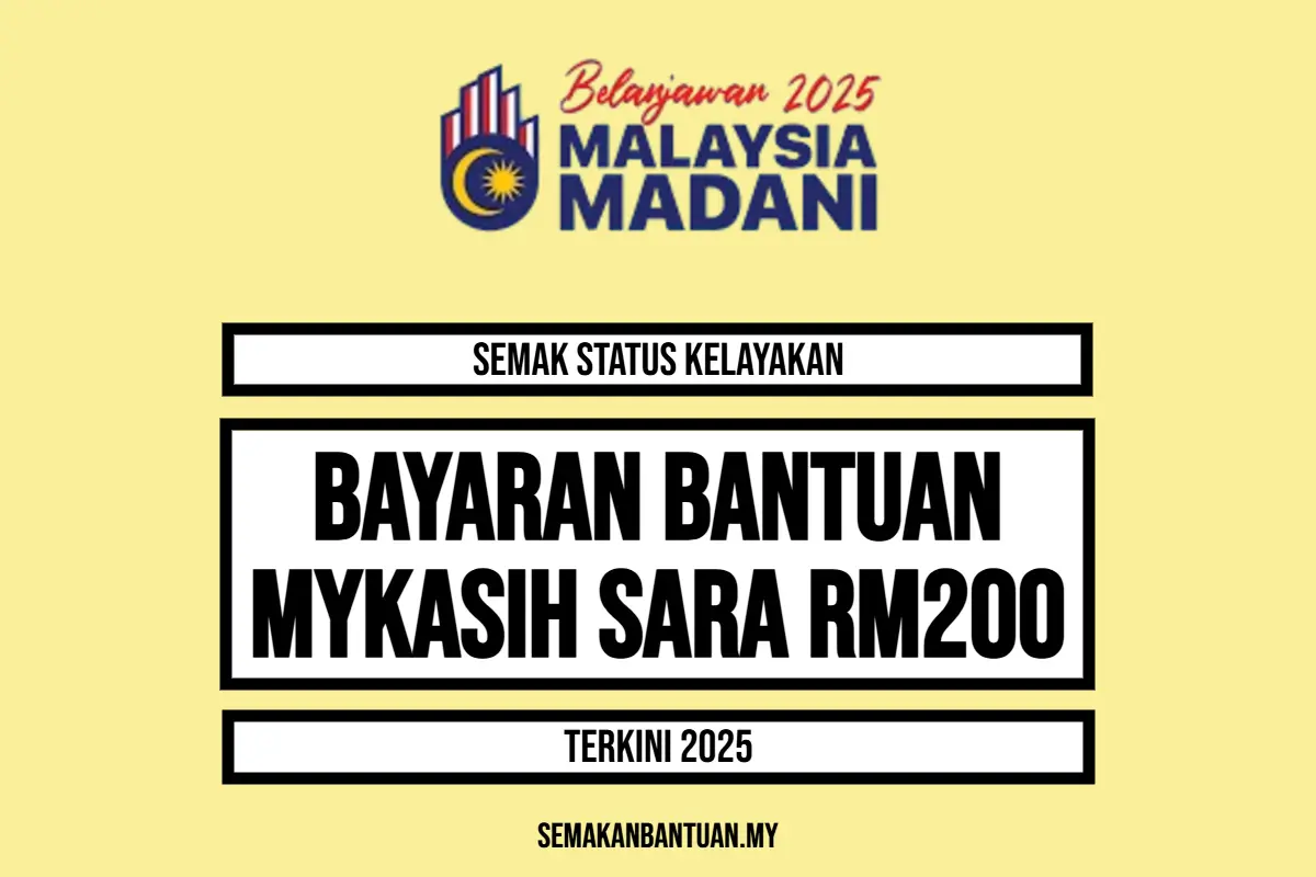 BANTUAN 200 MYKASIH SARA