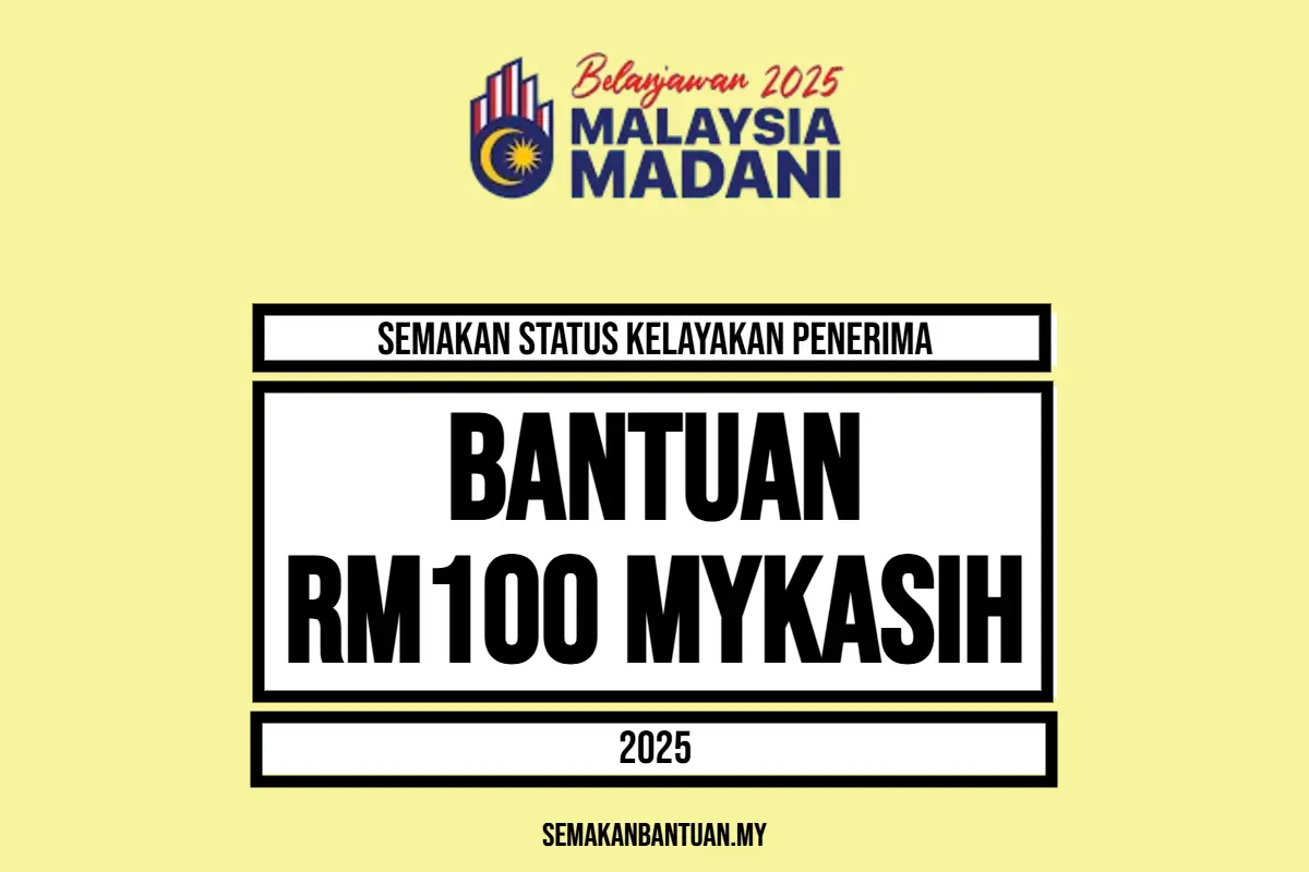 BANTUAN RM100 MYKASIH