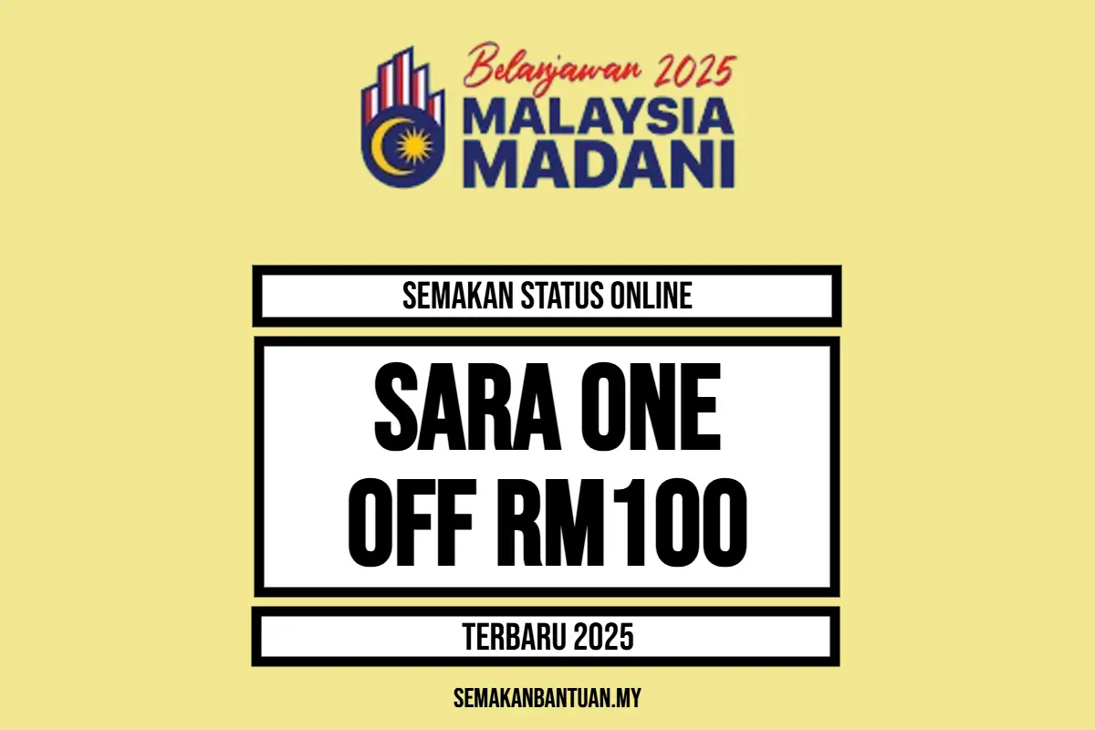 BANTUAN RM100 ONE OFF