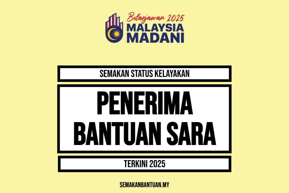 BANTUAN SARA 2025 ONLINE