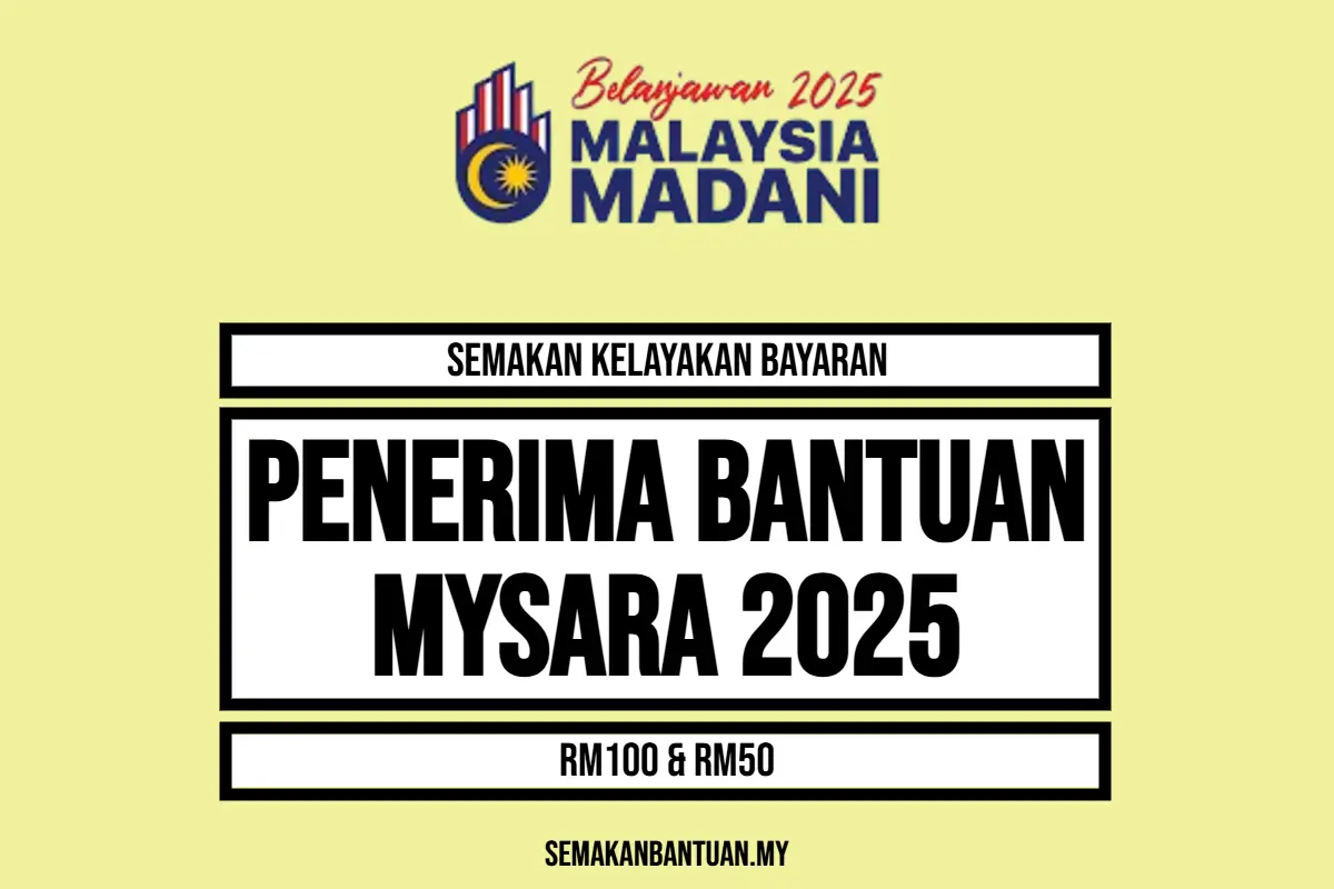 MYSARA 2025 SEMAK STATUS