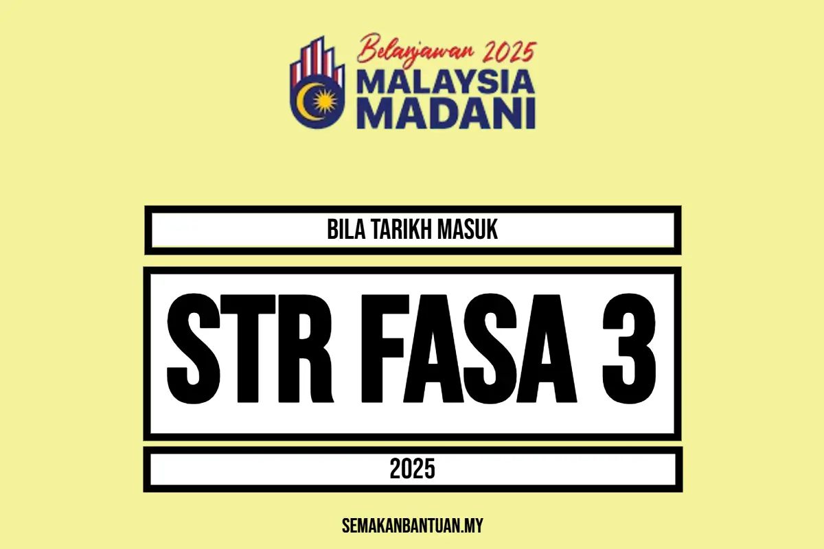 TARIKH BAYARAN STR 2025