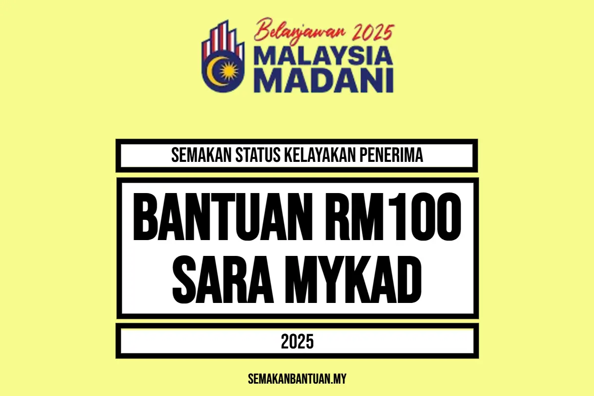 BANTUAN 100 SARA MYKAD
