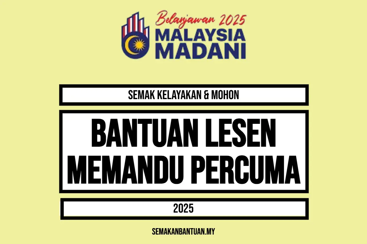 BANTUAN LESEN MEMANDU PERCUMA