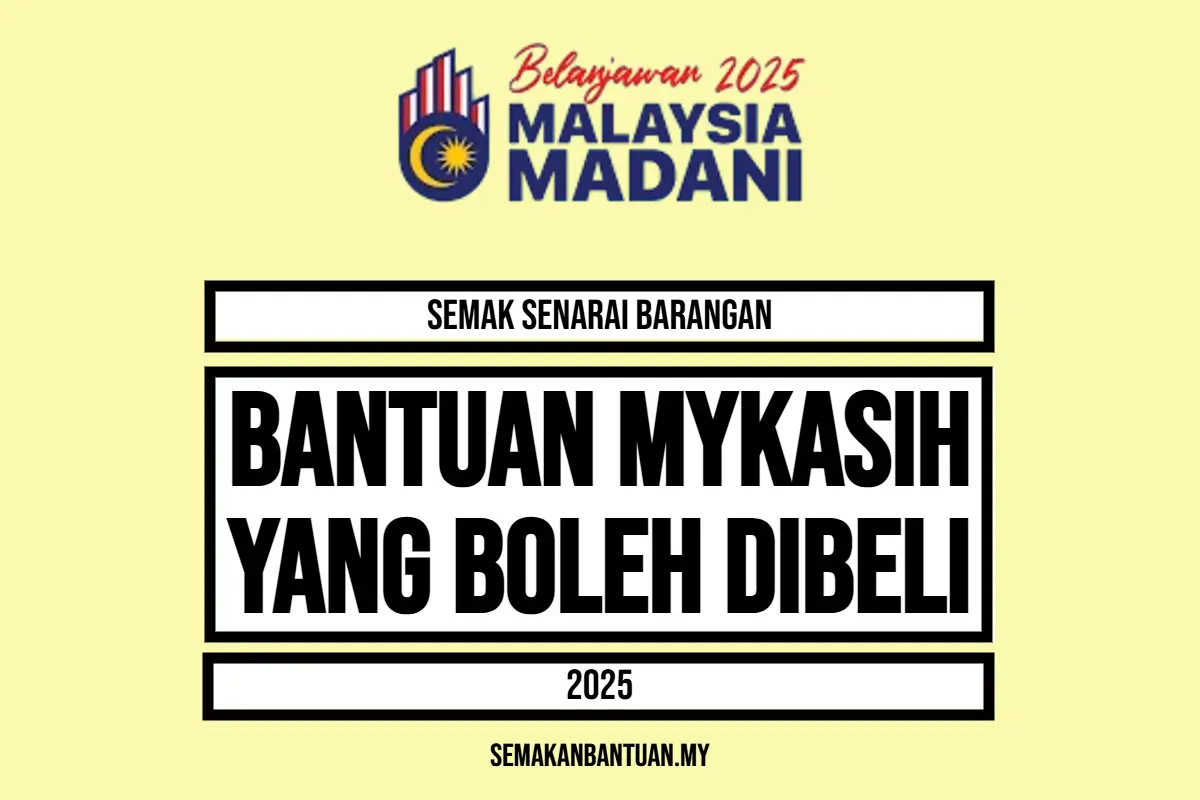 SENARAI BARANGAN MYKASIH