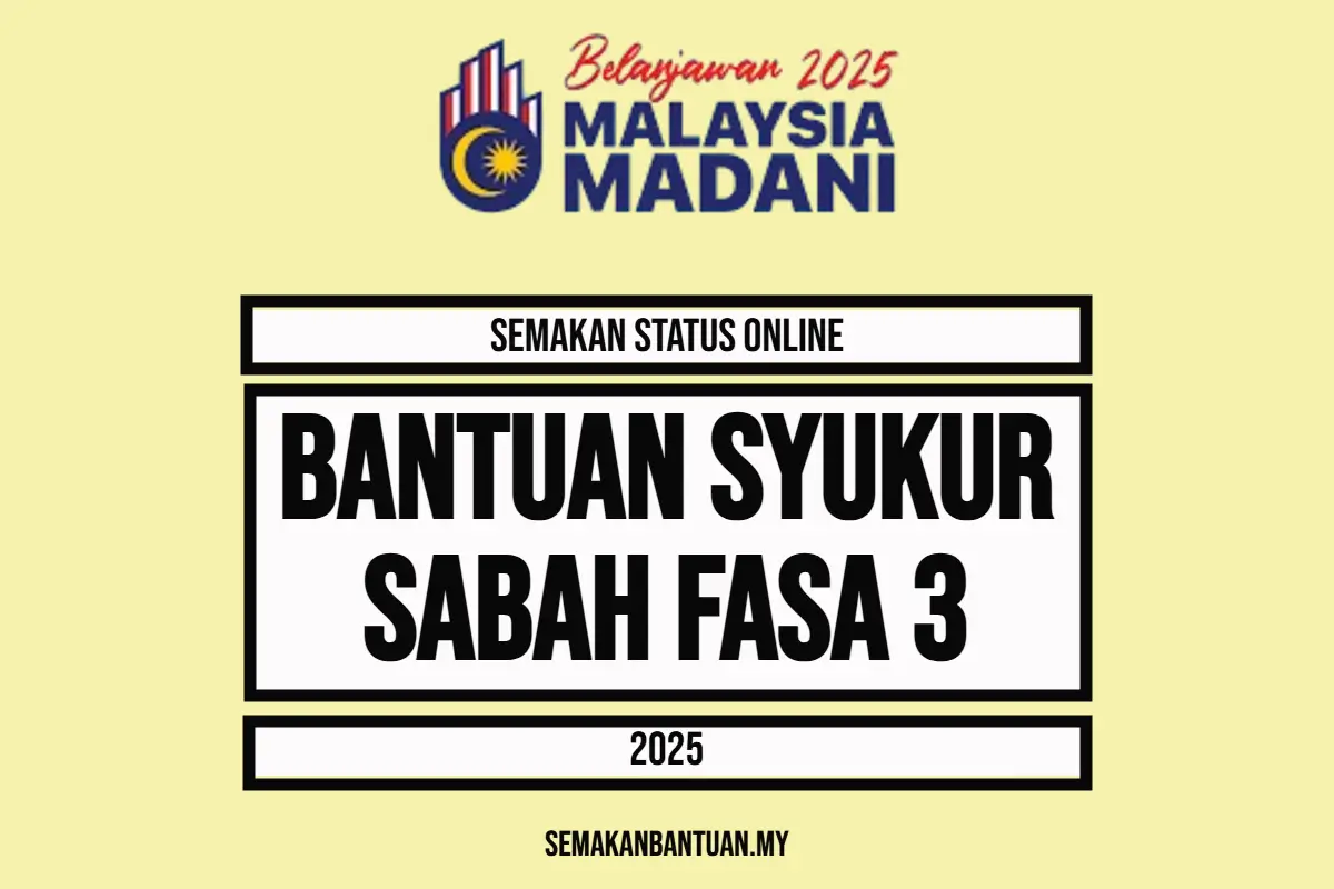 SEMAKAN STATUS SYUKUR SABAH