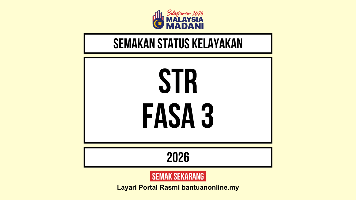 SEMAKAN KELAYAKAN STR 2026