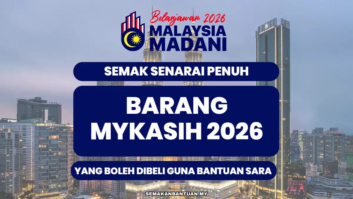senarai barang mykasih 2026