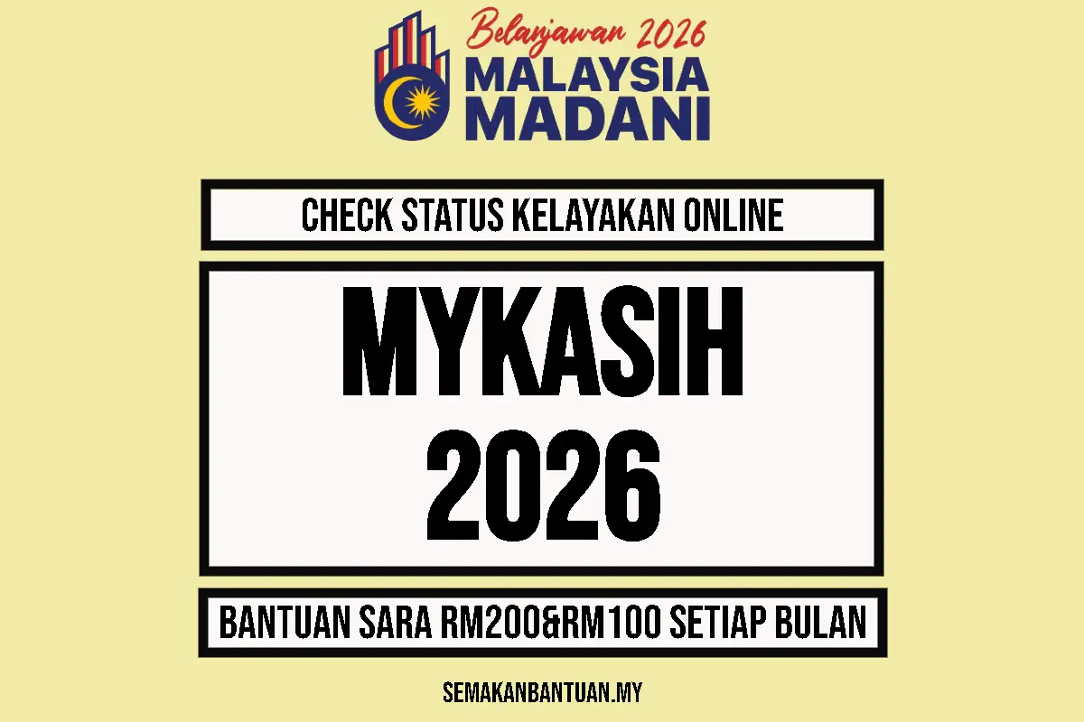 CHECK STATUS MYKASIH 2026
