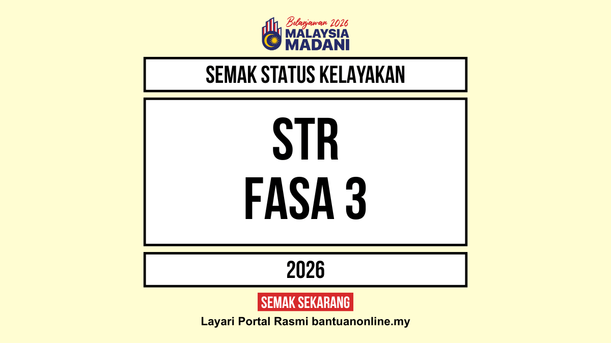 SEMAK STATUS STR 2026
