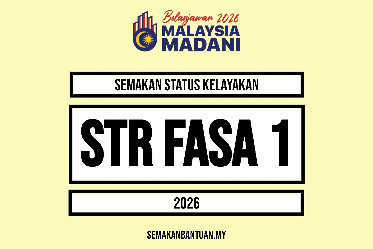BANTUAN STR 2026 SEMAKAN