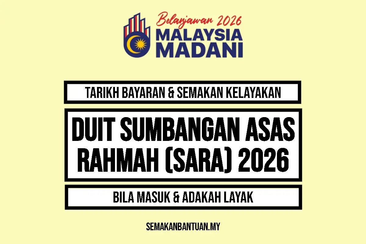 BAYARAN SUMBANGAN ASAS RAHMAH 2026
