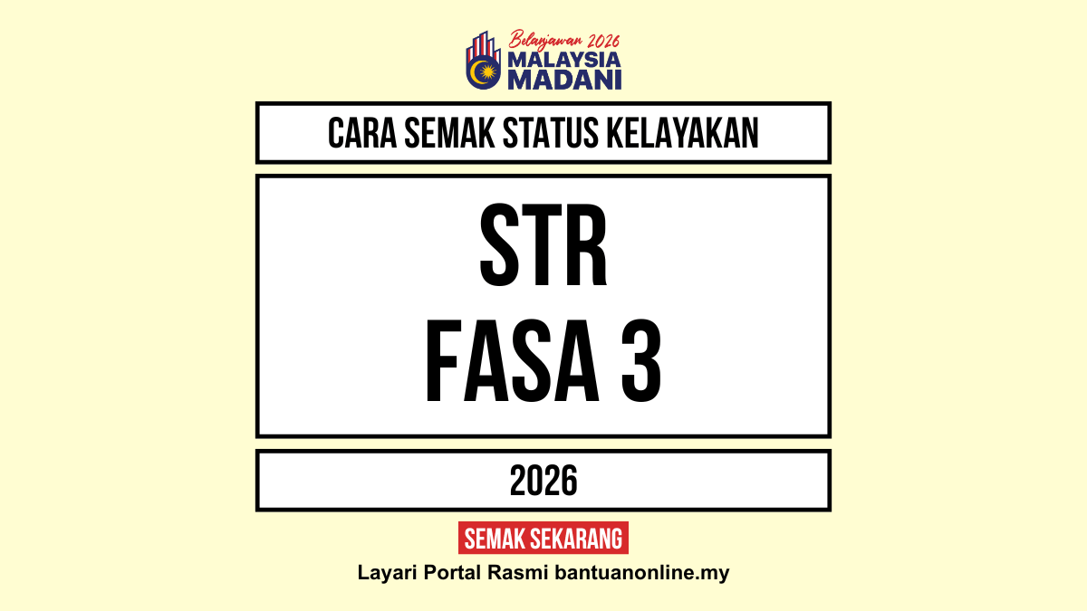 CARA SEMAK STR 2026