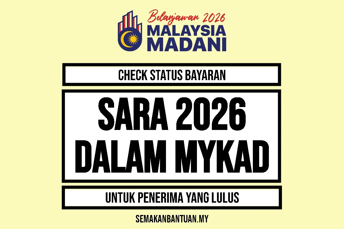 CHECK BAYARAN SARA 2026