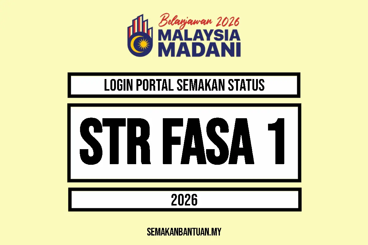 LOGIN BANTUAN STR 2026