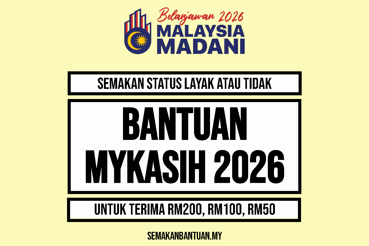 MYKASIH 2026 SEMAKAN STATUS