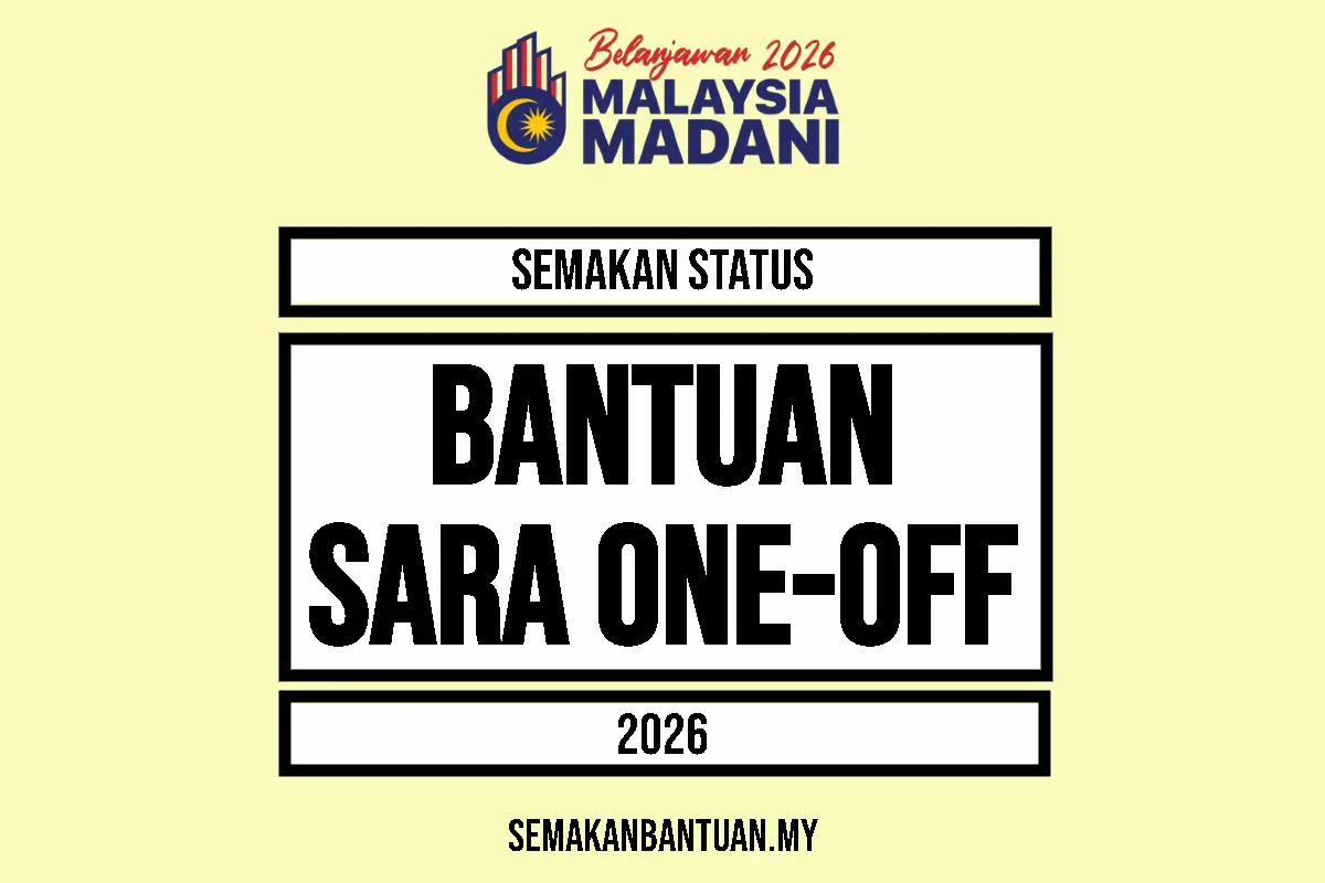 SEMAKAN SARA ONE OFF 2026