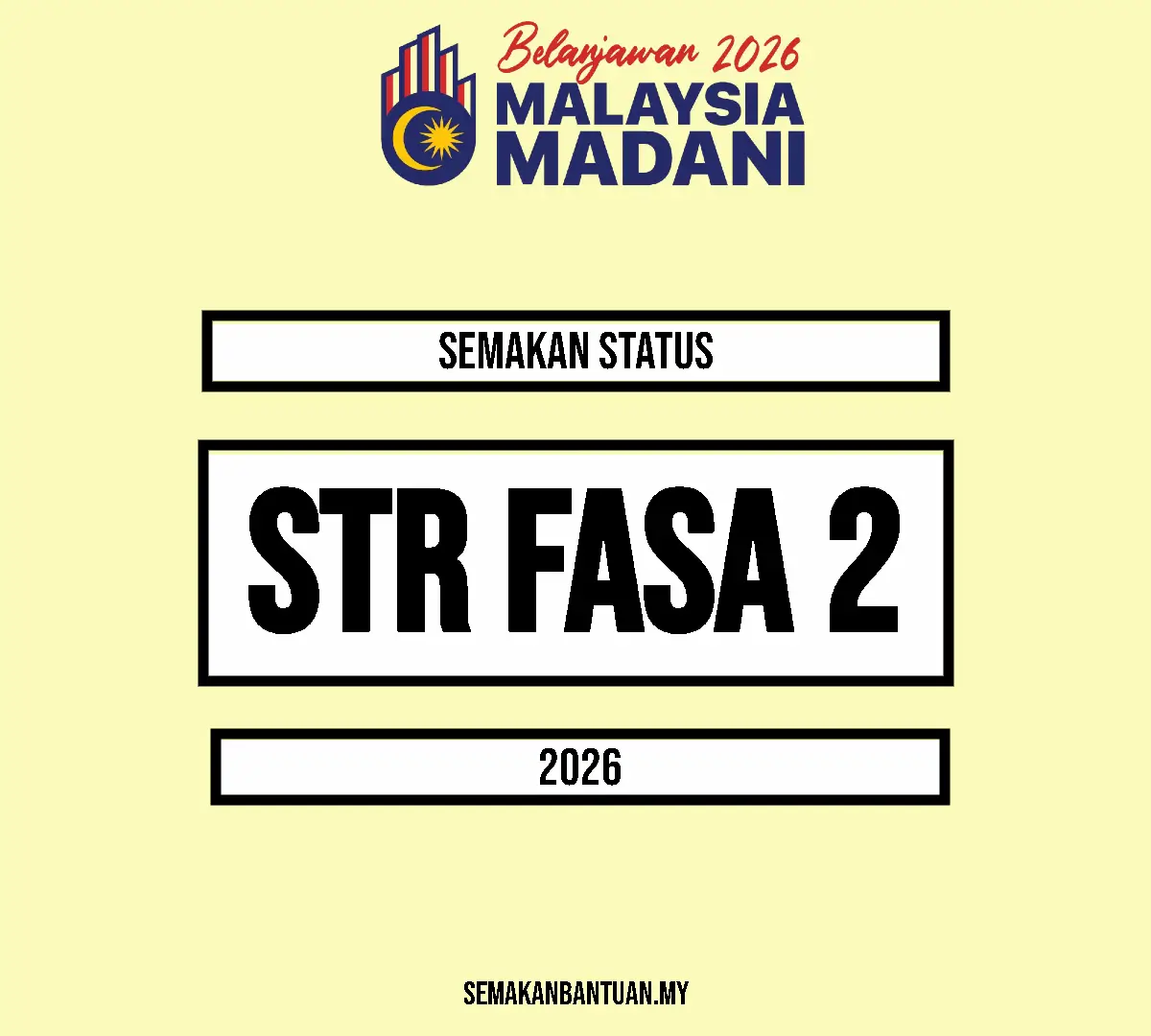 SEMAKAN STR 2026 FASA 2