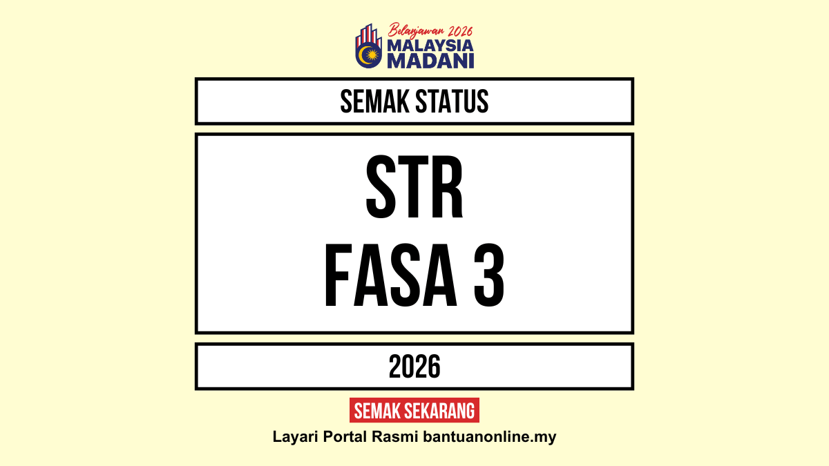 SEMAKAN STR 2026 FASA 3